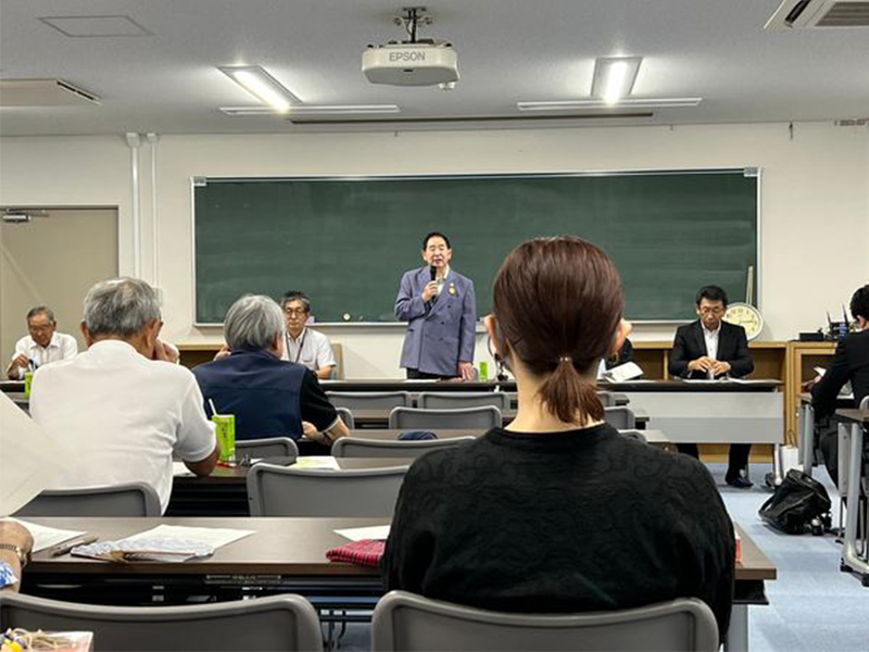 岡山大学教育学部附属中学校令和5年度同窓会評議員総会が開催