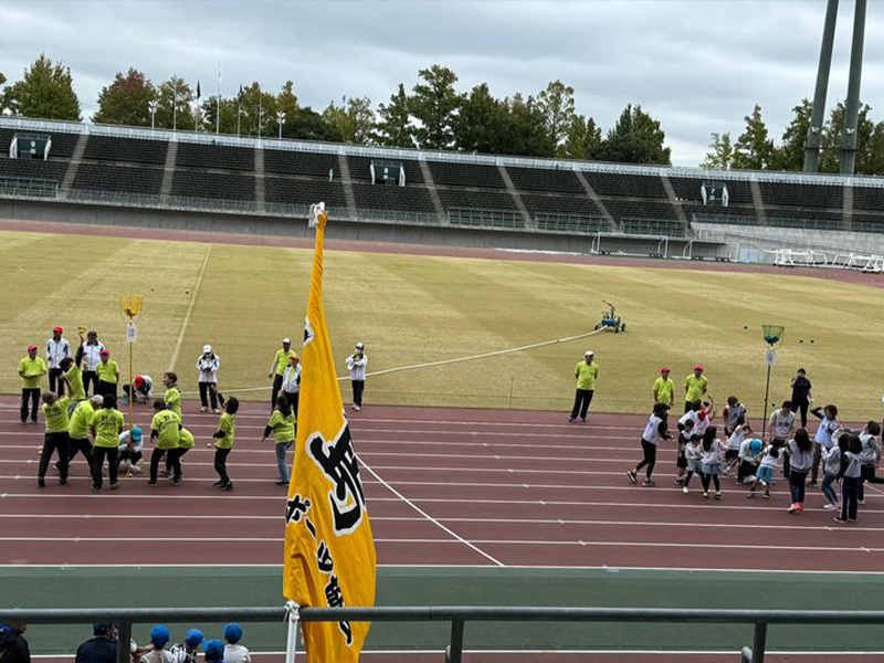 今日はスポーツの日。シティライトスタジアムでは第81回岡山市民体育大会が開催！